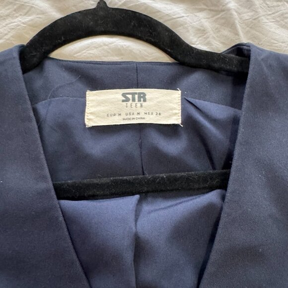 Stradivarius Navy Blue Vest - Picture 4 of 7